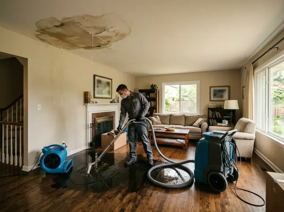 attic-pipe-burst-ceiling-drip-008 — frequently asked questions, Water Damage Restoration & Carpet Care in Dry Run, OH